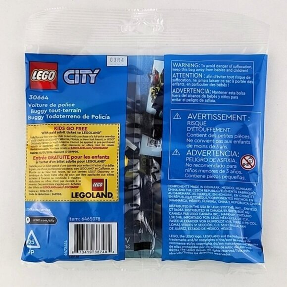 LEGO CITY Space Hoverbike 46 Pcs 30663 6+Yrs Police Off Road 35 Pcs 30664 5+Yrs - Picture 10 of 13